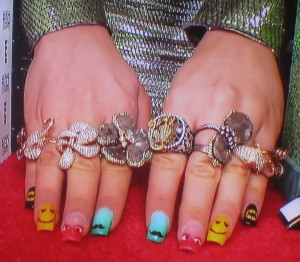Rita Ora's hands. Photo by Karen Salkin.