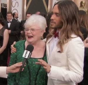 How adorable are June Squibb and Jared Leto together? This is my favorite image of the night!
