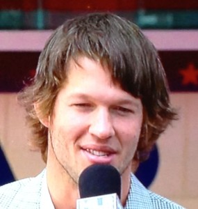 See what I mean about Kershaw's hair? Photo by Karen Salkin.