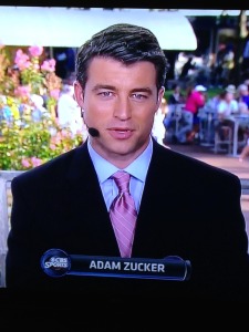 CBS anchor, Adam Zucker, is kind-of cute, right?  Photo by Karen Salkin.