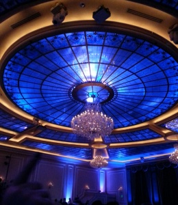 Look at that gorgeous ceiling of the Grand Ballroom in the Taglyan Complex!  Photo by Alice Farinas.