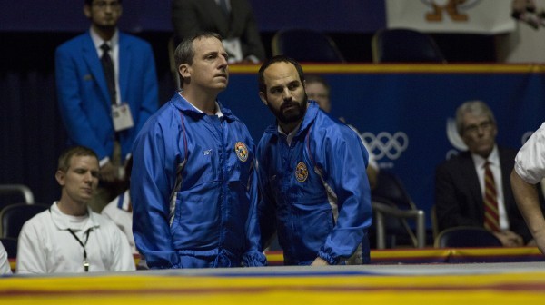 Steve Carell and Mark Ruffalo looking almost exactly like the real-life men they're portraying in Foxcatcher.