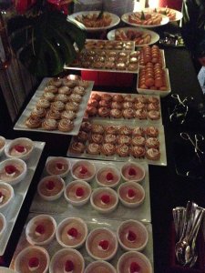 The dessert buffet.  Photo by Karen Salkin.