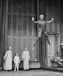 Mary Martin as the definitive Peter Pan.  All children should see this production first! And weren't those kid actors just selling their amazement?!