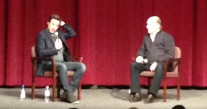 Robert Downey, Jr. and Robert Duvall.  Photo by Karen Salkin.