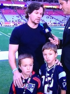 Mark Wahlberg's and his sons. Photo by Karen Salkin.