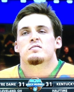 Pat Connaughton, looking like the tough guy that he is.  (But he doesn't ever appear to be punky, like this facial expressing is indicating.) Photo by Karen Salkin.