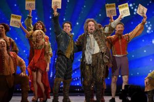 The cast of Something Rotten!