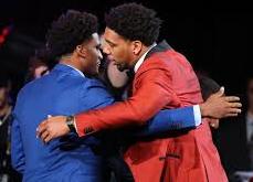 Duke players Justise Winslow and Jahlil Okafor, who were both drafted in the Top 10.