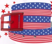 The C4 flag belt that I'll be rocking all week-end.