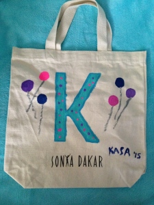 Karen's beautiful bag!  Photo by Karen Salkin.