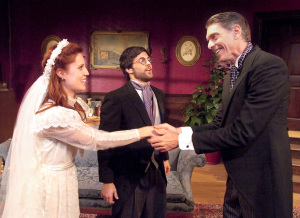 Annalee Scott, Ben Theobald, and Christopher Franciosa. Photo by Ed Krieger.