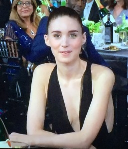 Rooney Mara.  See what I mean? Did she forget that she was going to an awards show?  And that was nominated?! Photo by Karen Salkin.
