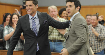 The Grinder stars, Rob Lowe and Fred Savage.