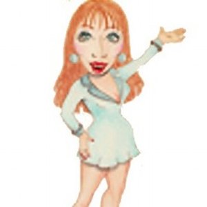 The original "Karen-cature" from my show, now my social media avatar.  By artist Al Jaramillo. 