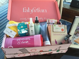 The FabFitFun Summer Box. Photo by Karen Salkin.