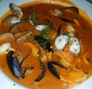 Mixed seafood soup.  Photo by Alice Farinas.