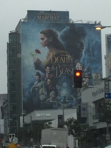 We saw this giant billboard of the movie on Sunset Blvd. on the way to see it!  Good omen.  Photo by Karen Salkin.