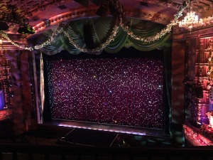 The stunning curtain.  Still pictures just don't do it justice; you have to see it in person. Photo by Karen Salkin.