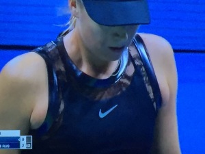 Even Maria Sharapova has that underarm-to-boob fat!  Good to know.  Photo by Karen Salkin. 