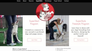 Just part of the uber-professional dog training and personal appearance website of the big fat liar, Sarah Carson.