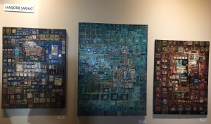 Some of the artwork in the lobby. Photo by Karen Salkin.