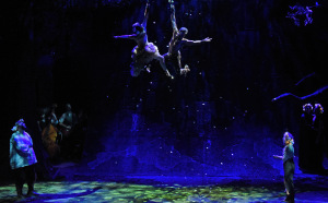 Some of the beautiful aerial work. Photo by Kevin Parry for The Wallis.