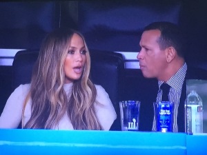 JLo and ARod, looking pretty spiffy.  (I wrote about them further down, but had no where else for this pic.  And seeing them in any spot  is always fun, right?) Photo by Karen Salkin.