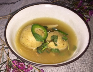 XO's "Pho-tza" Ball Soup, which I'm craving just looking at this picture!!!  Photo by Karen Salkin. 