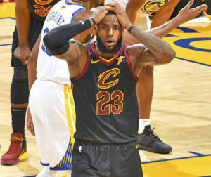 LeBron James, realizing that he cannot win with this current Cavs team.