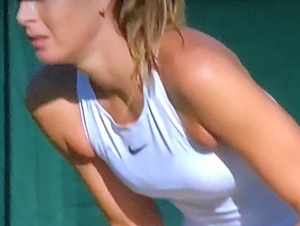 Maria Sharapova's armpit boobs, that I referenced above. Photo by Karen Salkin.