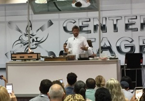 Curtis Stone at the 2017 Expo.  Photo by Karen Salkin, although, apparently, she's not the only one who was taking a snap of the cute chef.