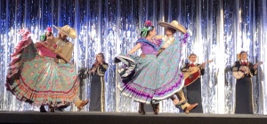 Ballet Folklórico de Los Angeles with the Mariachi Divas.  Photo by Karen Salkin, as is the big one at the top of this page.