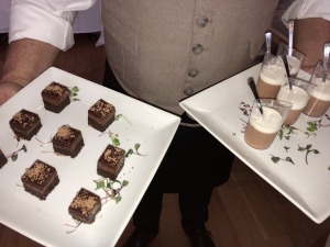 Two of the yummy desserts!  Photo by Karen Salkin.