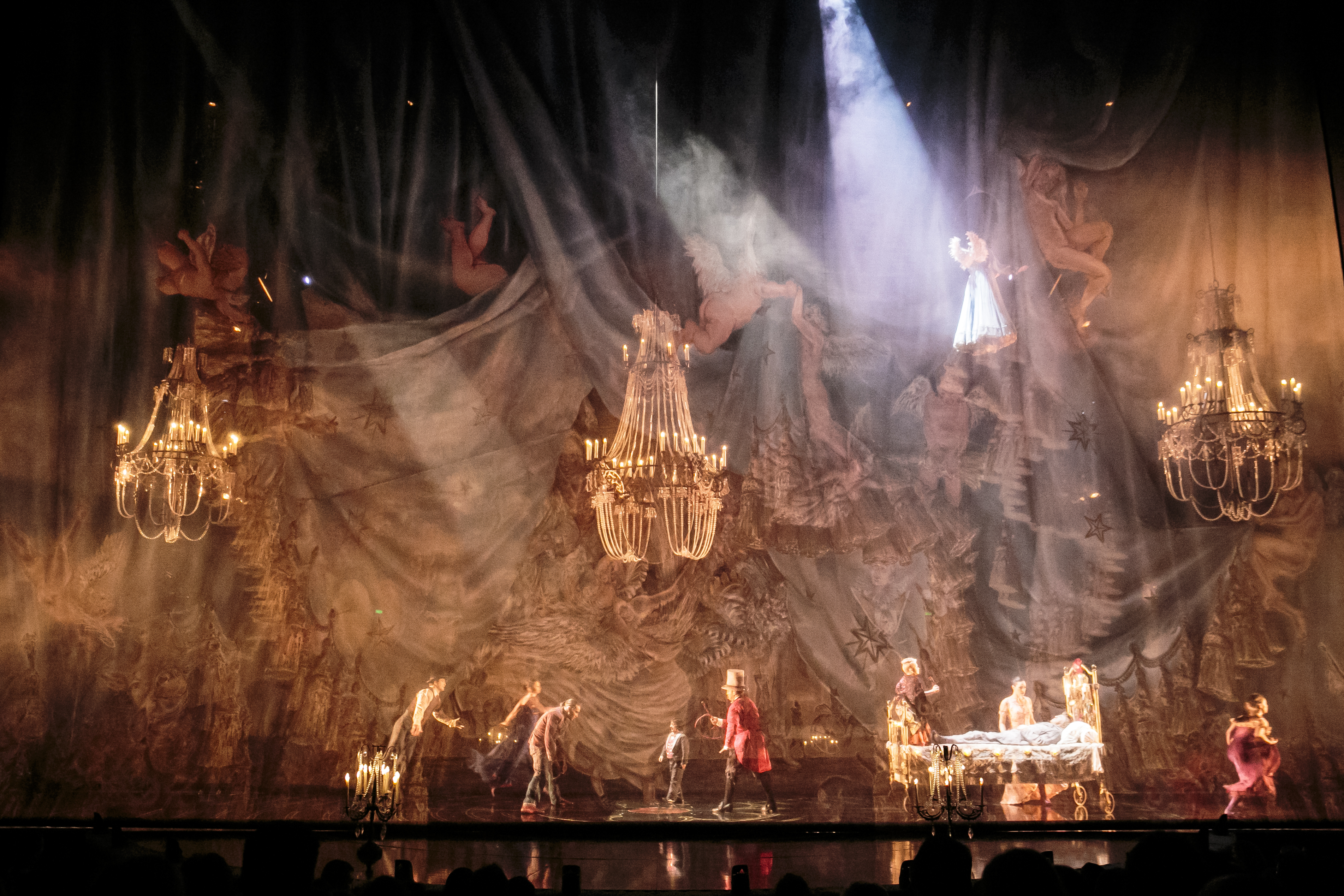 The opening of Corteo. Photo courtesy of Cirque du Soleil, as is the one at the top of the page.