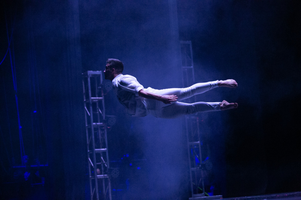 Lukas McFarlane. (And this is the right direction--he's horizontal!!!) Photo courtesy of Break The Floor Productions.
