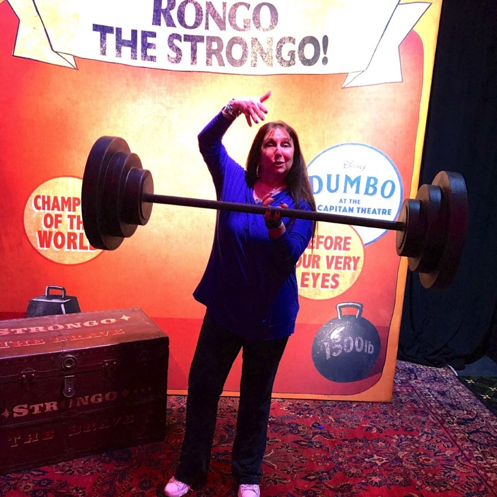 Karen Salkin as Rongo the Strongo! Photo by Mr. X.