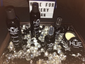 These are the HUE hair products I tell you about below.  Photo by Karen Salkin.