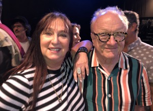 Karen Salkin and Peter asher.  Photo by Roz Wolf.