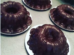 Randy Fuhrman's famous chocolate cakes.