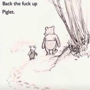And finally, as a Winnie the Pooh adorer, this took me by surprise, and made me laugh the hardest this week.
