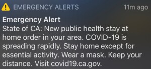 This is the emergency alert that came across our phones and TVS!