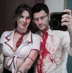 Ireland Baldwin and her boyfriend's totally insensitive Halloween costumes.