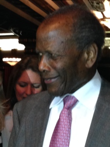 Sidney Poitier at the Motown, The Musical opening. Photo by Karen Salkin.