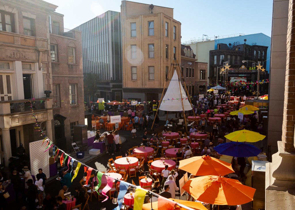 A great view of the Block Party and the Paramount Backlot itself! Photo by Chad Villaflores.