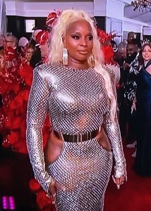 Mary J. Blige's not great dress (because of the cut-outs, whihc is referrenced later in this article.)