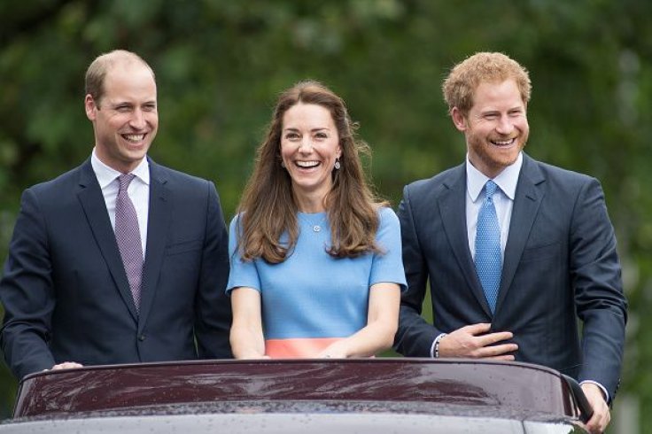 William, Kate, and Harry having their usual fun together, before evil Markle came along.