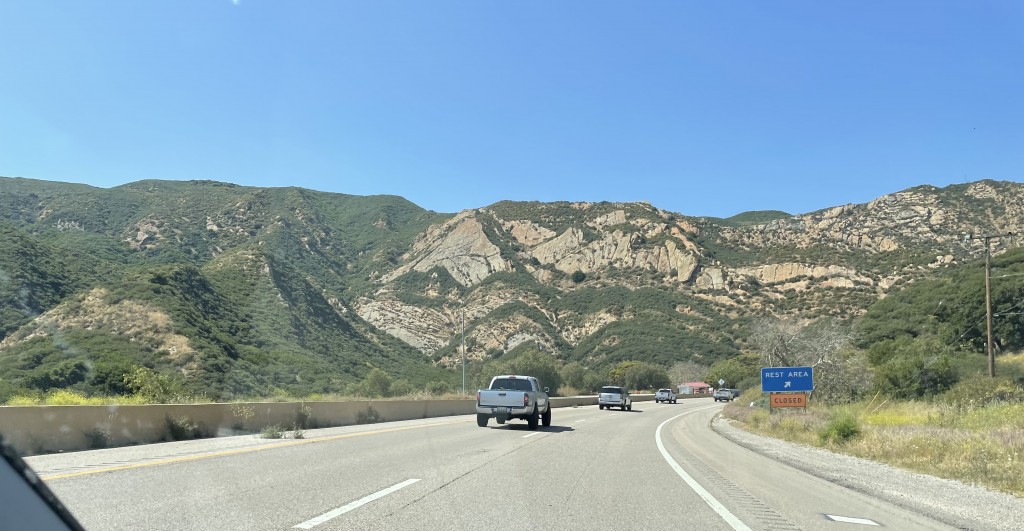 The highway from Los Angeles to Solvang. Photo by Karen Salkin.