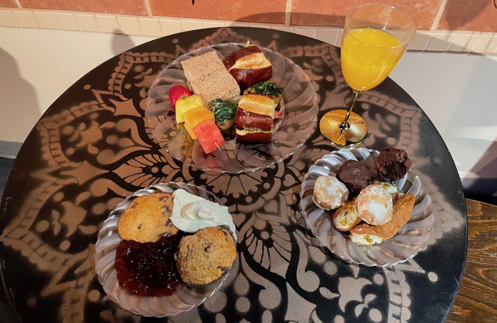 How mouthwatering is the entire Afternoon Tea, put all together on the individual plates? What a perfect way to end this preview event! Photo by Karen Salkin.