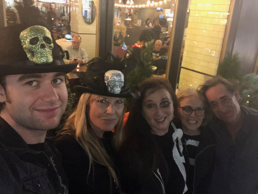 Taylor, Lauren, Karen, Sheila, and Scott on Halloween 2019 in NYC.